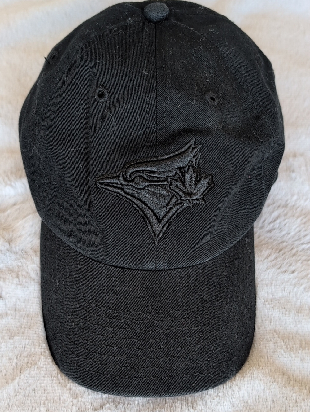 47 Brand Black Embroidered Toronto Blue Jays Logo Cap